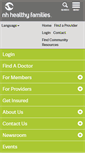 Mobile Screenshot of nhhealthyfamilies.com